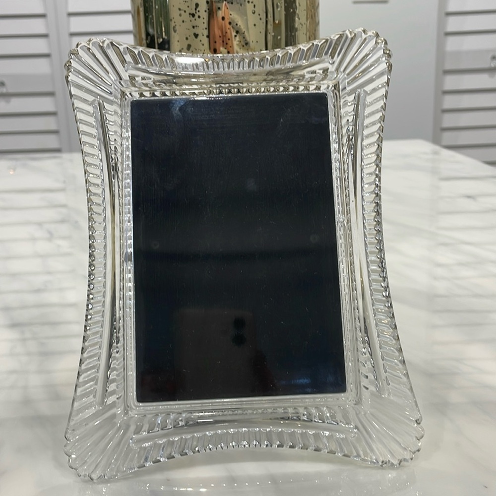 WATERFORD CRYSTAL 4” x 6” PHOTO FRAME